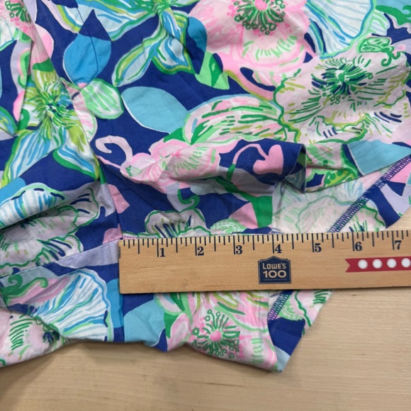 Lilly Pulitzer Kaden Shorts 4” Multi Beak Calm Carry On Bow Belt Women’s 10 - Picture 11 of 16